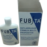 Set de dos unidades de crema Fubsta Anti-Arrugas, con envase blanco y caja azul y blanca, mostrando el nombre del producto y sus beneficios en la etiqueta frontal.