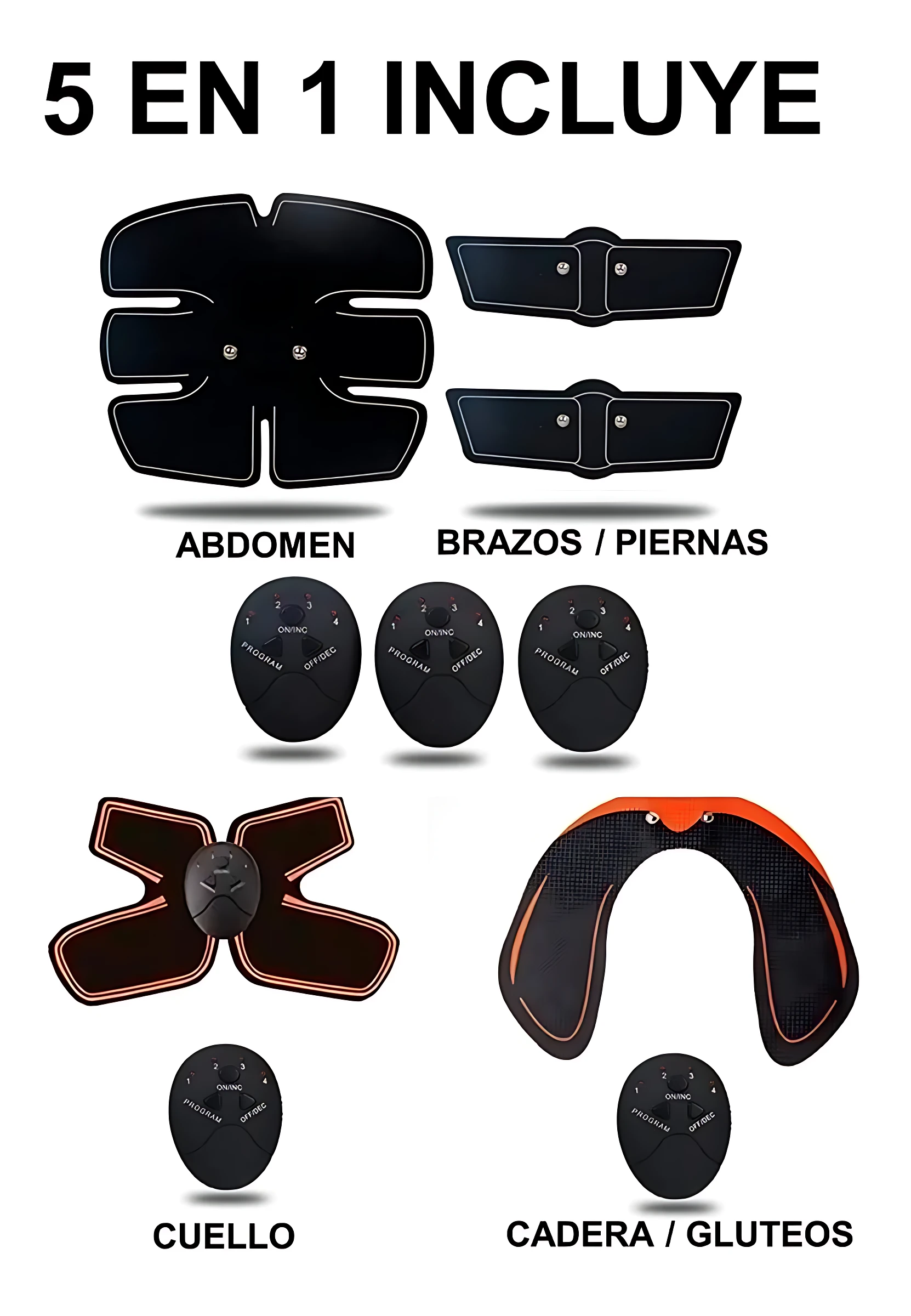 Gimnasio EMS 5 en 1 - Entrena cuerpo completo sin salir de casa