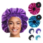 Gorro de Satín Antifrizz para Cabello Sensible - Reduce el encrespado y protege tu cabello mientras duermes - Imagen 3
