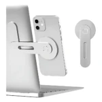 Soporte magnético para celular sin cables - Organiza tu espacio de trabajo manteniendo el teléfono visible - Imagen 3