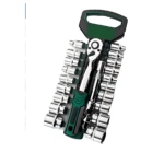 Juego de Copas y Ratchet 1/2 con 20 Piezas - Facilita el mantenimiento automotriz y reparaciones generales - Imagen 5