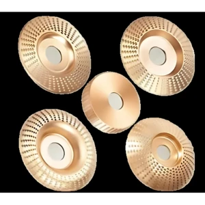 Kit 5 Discos Desbaste Madera Carburo Tungsteno - Reduce tiempo de preparación y logra acabados lisos