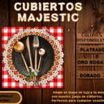 Kit de 24 cubiertos de acero inoxidable pulido - Brilla en cada cena con utensilios resistentes y duraderos - Imagen 2