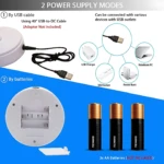 Lámpara Árbol LED con ramas flexibles y alimentación dual - Ilumina tu espacio con luz cálida y versatilidad - Imagen 5