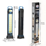 Lámpara solar plegable con puerto USB para cargar móviles - Ilumina espacios oscuros y ofrece energía de emergencia