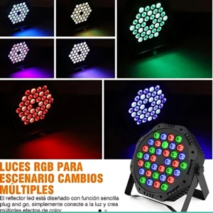 Lampara Luces Escenario de Colores
