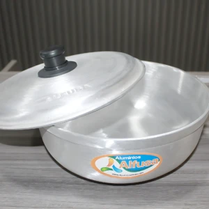 Set cocina Linea Eco Hogar con caldero fundido y sartenes antiadherentes - ahorra tiempo cocinando todos los platos en un solo lugar