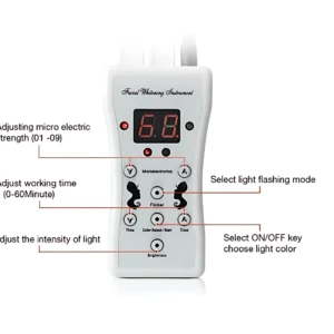 Máscara Facial LED con Microcorriente y 7 Colores - Reduce arrugas y manchas mientras revitaliza tu piel