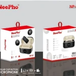 Micrófono de solapa inalámbrico Neepho NP-57 con cancelación de ruido - graba audio claro sin cables para clases y entrevistas - Imagen 2