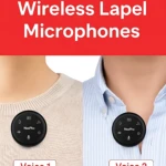 Micrófono de solapa inalámbrico Neepho NP-57 con cancelación de ruido - graba audio claro sin cables para clases y entrevistas - Imagen 4