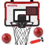 Mini Canasta de Baloncesto Portátil con Marcador Electrónico - Mejora tu precisión de tiro en cualquier espacio - Imagen 3