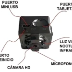 Mini DV Camara Espía Sq8 Full HD con Micrófono - Supervisa espacios con claridad total