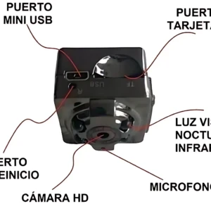 Mini DV Camara Espía Sq8 Full HD con Micrófono - Supervisa espacios con claridad total