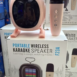 Mini parlante karaoke inalámbrico con micrófono - Disfruta de canciones sin cables ni complicaciones