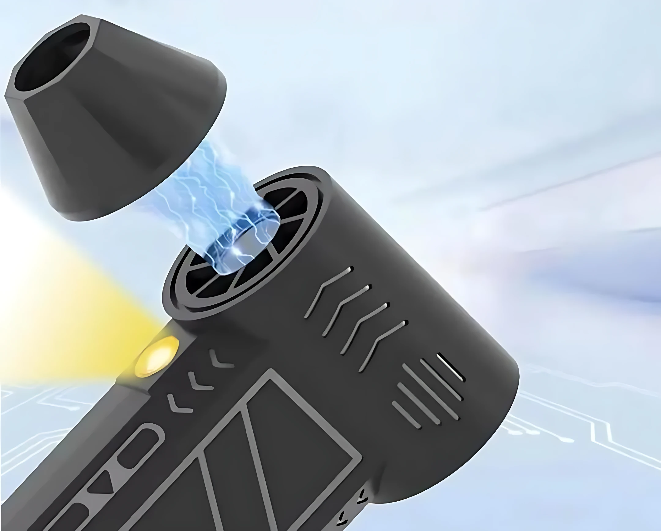 Mini Ventilador Jet Brushless Portátil - Refresca tu espacio de trabajo con aire silencioso y potente
