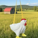 Mochila Gallina Beis de tela suave - Destaca tu estilo original en el campus - Imagen 3