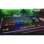 Alfombrilla de ratón gamer Aoas extra larga con RGB - Mejora tu precisión y velocidad en juegos - Imagen 5