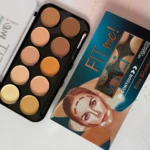 Paleta Contorno Crema Fit Me para corregir ojeras y definir pómulos - Realza tu rostro con acabado natural y duradero