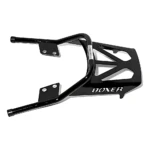 Parrilla de protección trasera para moto en acero negro mate - protege el asiento y estructura contra impactos y golpes - Imagen 2