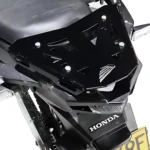 Parrilla trasera de acero inoxidable para Honda XRE 190 y XRL 190 - protege baúl y equipaje sin dañar carrocería