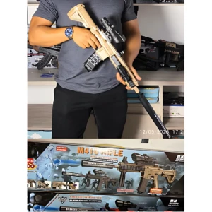 Pistola de Hidrogel Réplica M416 Táctica Realista - Disfruta de juegos de rol seguros con precisión y diversión