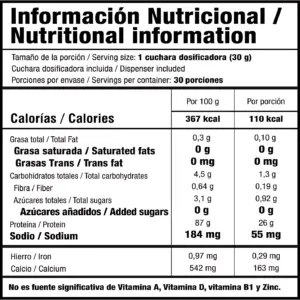 Proteína Aislada Whey Pure 2 Libras - Tonifica músculo y acelera recuperación