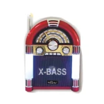 Radio Parlante Rokola Retro Nano-Tec R12 con Bluetooth y FM - Disfruta de música clásica con diseño vintage en espacios reducidos - Imagen 2