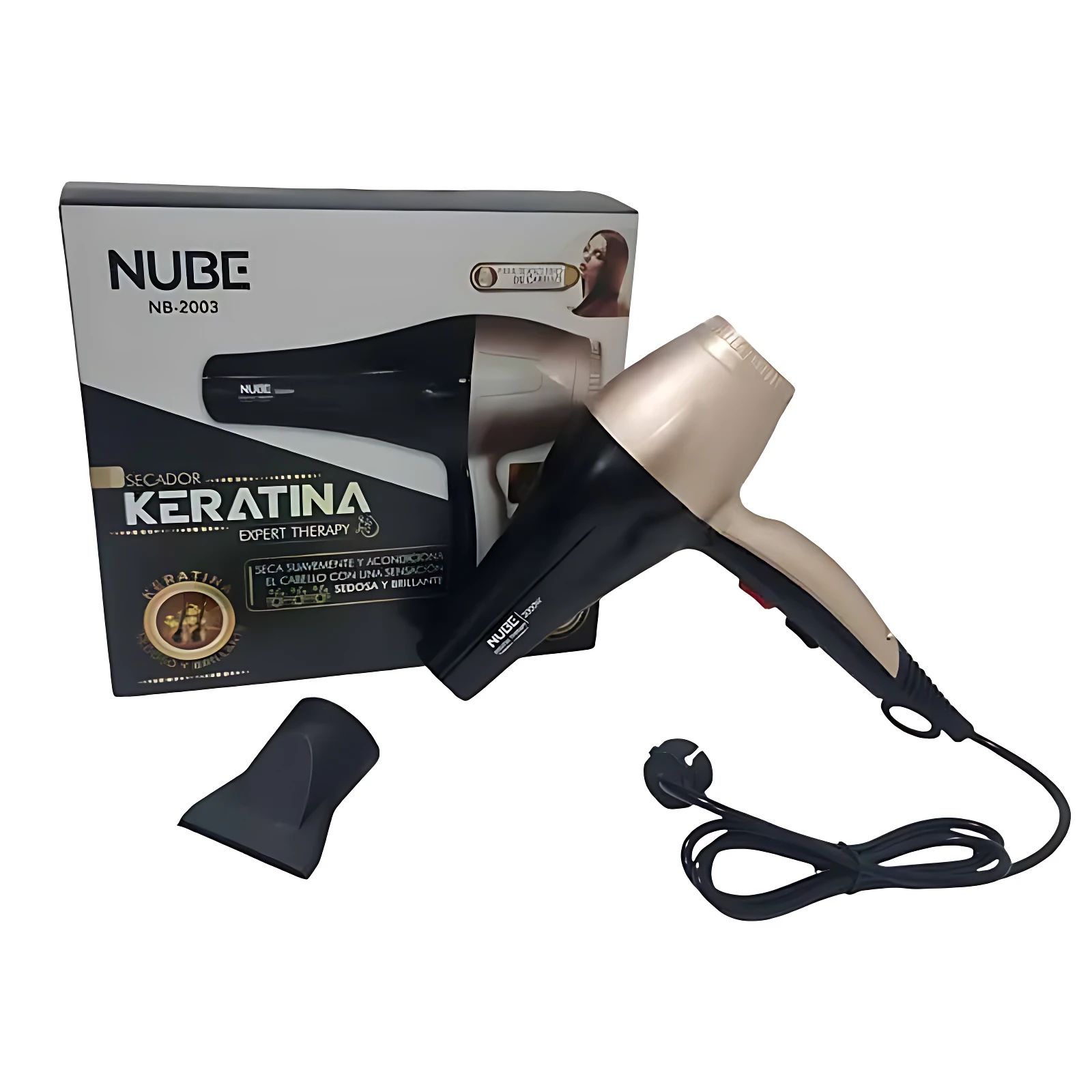 Secador de Cabello Remlington con Tecnología de Keratina y 6 Accesorios - Protege tu Fibra Capilar y Logra un Acabado Brillante en Minutos