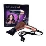 Secador Remington Re2003 en color cobre con boquilla negra, cable enrollado y caja de presentación al fondo.