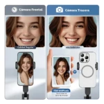 Selfie Pantalla con luz ajustable y rotación 180 grados - Captura selfies perfectos con iluminación controlada - Imagen 6