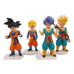 Figura Goten Trunks Super Saiyan 18 cm - Completa colección Dragon Ball Z con cuatro héroes legendarios - Imagen 3