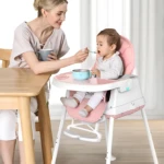 Silla Comedor Bebé 4 en 1 Ajustable - Garantiza seguridad y comodidad para tus hijos desde los 3 meses hasta los 3 años - Imagen 5