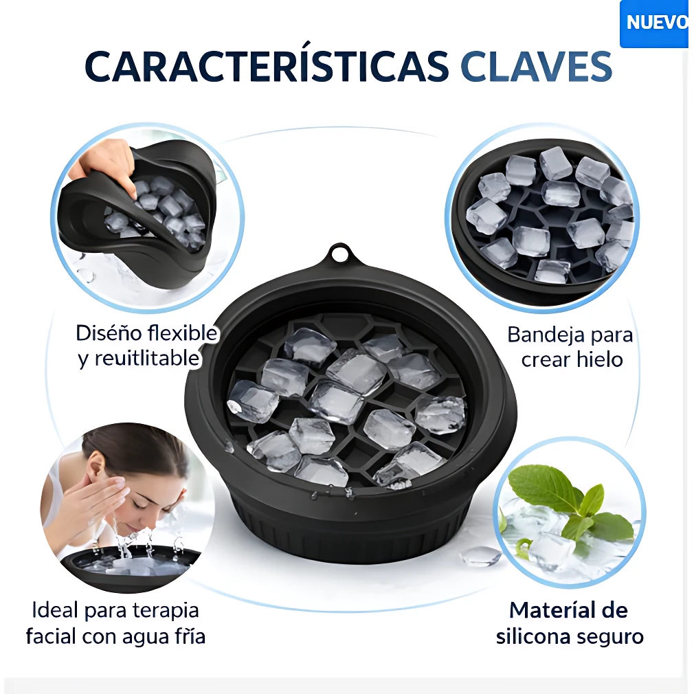 Soporte Base Hielo Facial Rostro Skincar