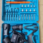 Taladro inalámbrico Makita 1802 con dos baterías incluidas - Permite trabajar de forma continua sin depender de la red eléctrica - Imagen 7