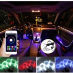 Tira Luces Interior Carro LED RGB Sincronizada Audio - Ilumina tu habitáculo con ritmo dinámico - Imagen 2