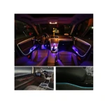 Tira Luces Interior Carro LED RGB Sincronizada Audio - Ilumina tu habitáculo con ritmo dinámico - Imagen 4