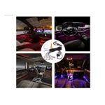 Tira Luces Interior Carro LED RGB Sincronizada Audio - Ilumina tu habitáculo con ritmo dinámico - Imagen 6
