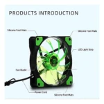 Ventilador Fan Cooler 12Cm 120Mm Azul Ro - Imagen 3