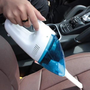Aspiradora eléctrica para carro 1250 PA con boquilla plana - Limpia asientos y rincones difíciles en segundos
