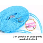 Set x4 Cuerda para Tender Ropa Tendedero 5M - Imagen 5