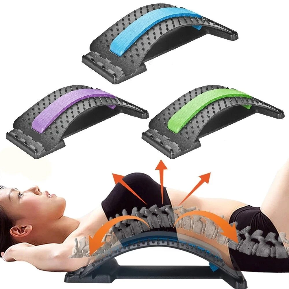 Set x2 Extensor y Masajeador Lumbar de Espalda - Alivia la tensión en la columna y corrige postura