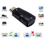 Set x2 Adaptador Convertidor Hdmi A Vga - Imagen 2
