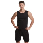 Camisilla Lisa Hombre Neopreno con efecto sauna instantáneo - acelera tu sudoración diaria para potenciar la pérdida de grasa - Imagen 4