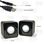 Set x2 Parlante 2.0 Multimedia Model N - Mejora la calidad del audio en tu computadora - Imagen 2