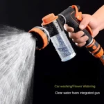 Pistola de hidrolavado con generador de espuma y boquilla giratoria - Limpia coche fachadas y plantas sin esfuerzo físico - Imagen 2