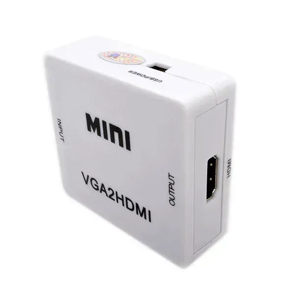 Set x2 Caja Convertidora Vga A Hdmi Audio