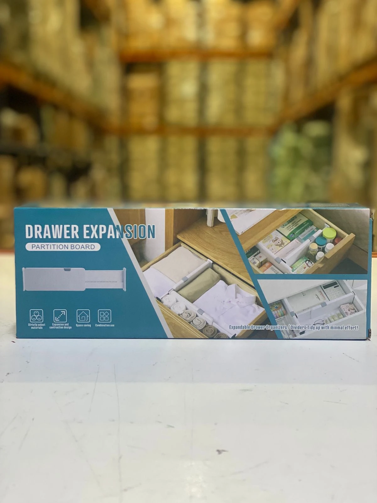 Set x2 Separador de Cajones Ajustable - Organiza tus pertenencias en segundos