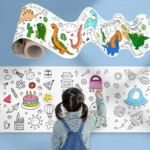 Set x2 Rollo Papel X 5 Metros Dibujo Plantas - Imagen 2