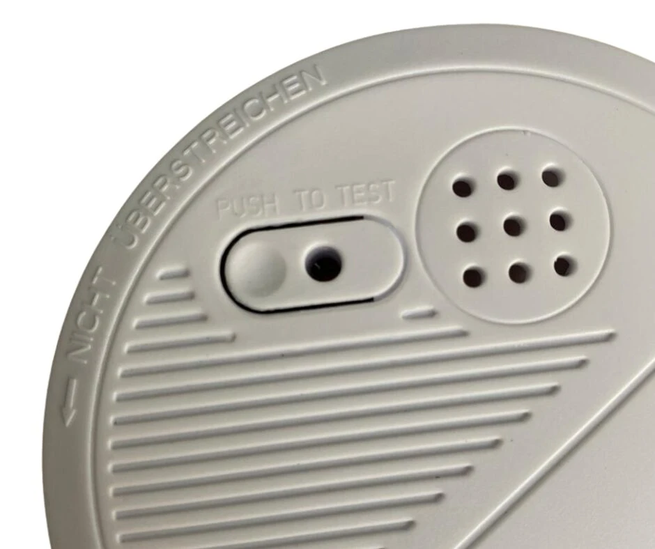 Set x2 Sensor Alarma Detector de Humo con Pila