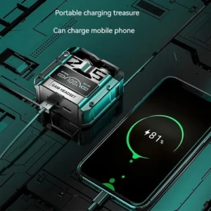 Auriculares Inalámbricos M25 Bluetooth 5.2 con Cancelación de Ruido - Disfruta de música nítida y llamadas claras sin interrupciones